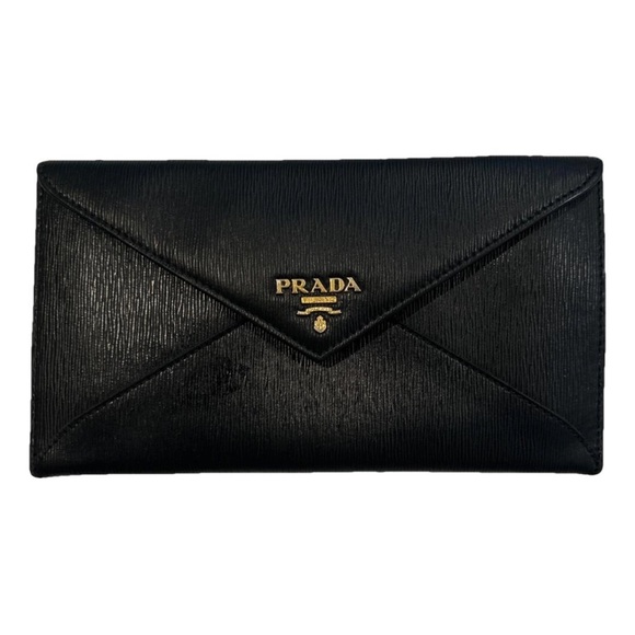 Prada envelope wallet